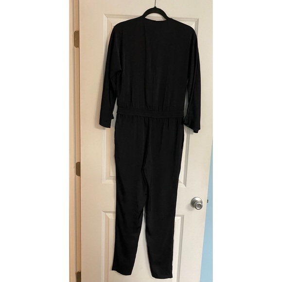 BCBGMAXAZARIA Black Margery Long Sleeve Jumpsuit - Picture 4 of 10